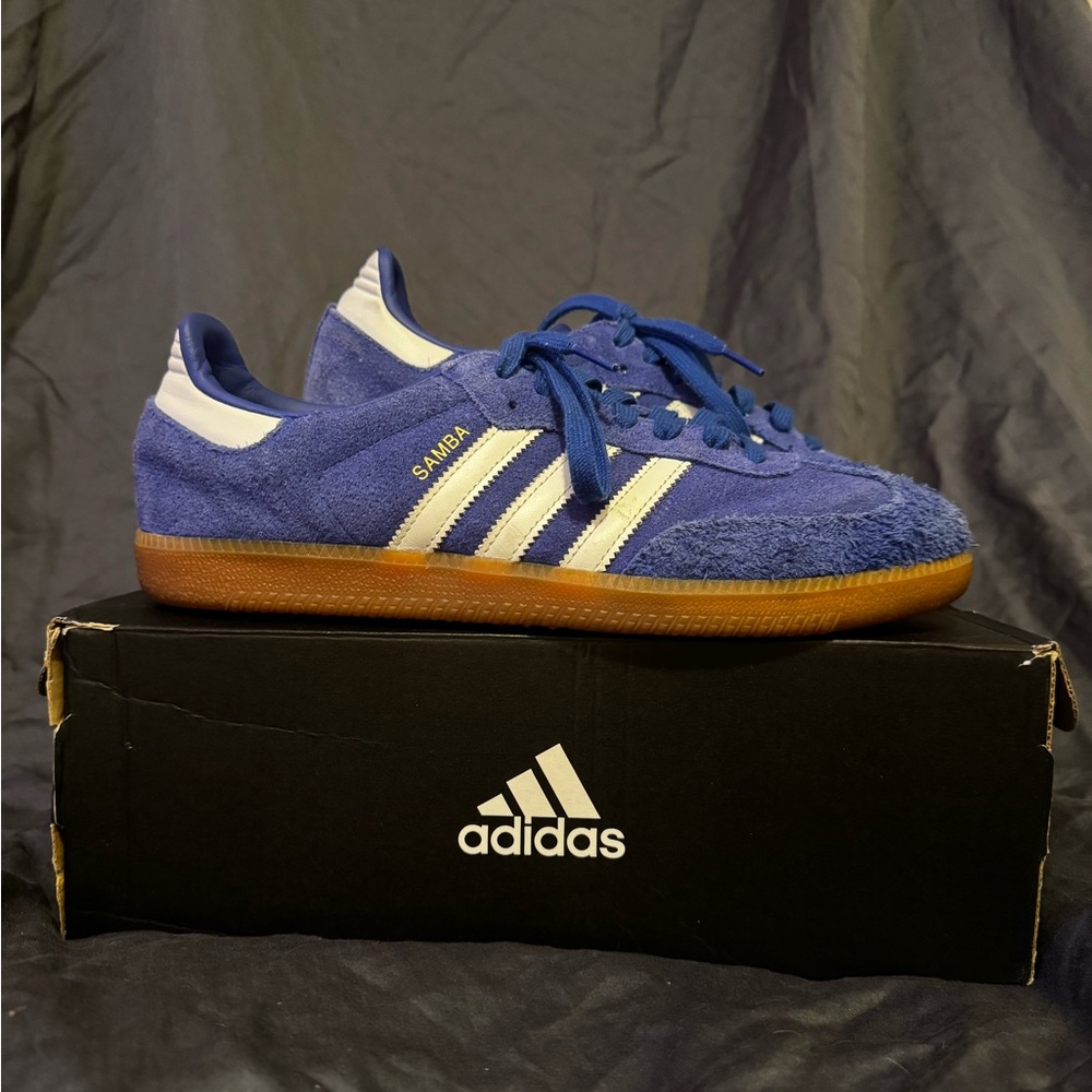 Blue Adidas Sambas Men’s 10.5